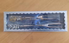 HILDESHEIMER ROSE  2 Aufschnittgabeln  Gabel  Antiko 100  versilbert  NEU OVP