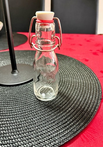 Glasflasche mit bügel - mit,