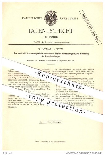 Original patent ditmar - r., in