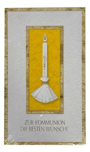 Kommunion geschenkkarte - kommunion,
