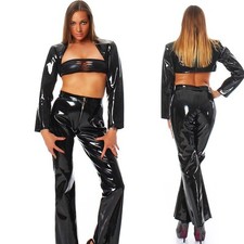 Damen Lack Bolero in Vinyl