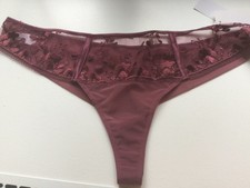 Simone Perele Panty/String Neu 42(3) aubergine