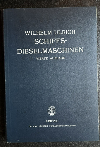 Schiffsdieselmaschinen - ,