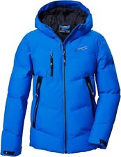 Killtec Jungen Winterjacke GR. 140 KOW 374 Steppjacke Kapuze blau *Naht geplat*✅