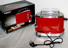 SC STD950A1 KAT Designer Toaster Doppelschlitz 950W 6 Stufen Brotaufsatz Rot Ede