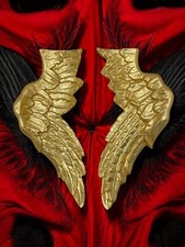 Flügel Wings IN Holz Abbildung Engel Krippe Napoletano Statuen 20,5 CM Schlitz