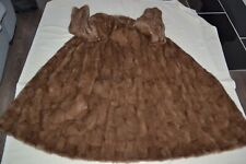 Pelzjacke Echtpelz braun Nerz