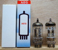 2X: EI  ECC83 / E83CC | SEHR GUT ✅  NOS | SILVER PLATES | Röhren Tubes ( 12AX7 )