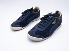 PUMA Roma Herren Sneaker Freizeitschuh Turnschuh Leder blau Gr.40 EU Art.2470-30