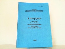 Dienstvorschrift K 053/3/007. Ausrüstung der stationären Truppeninstandsetzungse