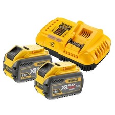 Packung 2 Akkubetrieben XR Flexvolt 18V/54V 12Ah/4 Ah LI-ION+ Ladegerät DEWALT