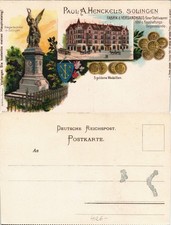 Ansichtskarte Solingen MB: Henckels, Versandhaus und Fabrik 1913