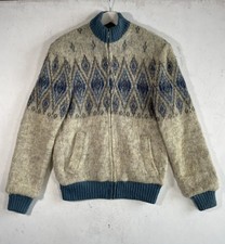 Vintage Alafoss Icewool Pullover Damen Größe M reine Schurwolle Isländisch Island Sweater