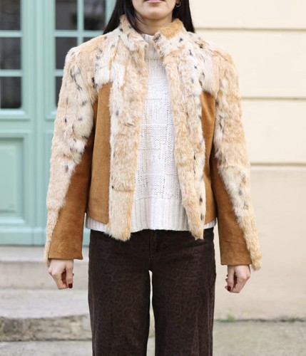 Pelzmantel vintage - pelzmantel,