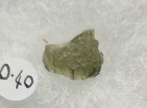 Genuine moldavit tektit 4g - moldavit, 0.4g