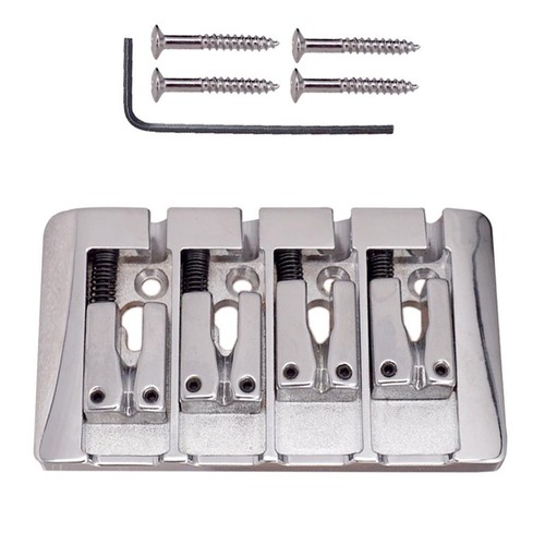 Silberner gitarrensattel - silberner,