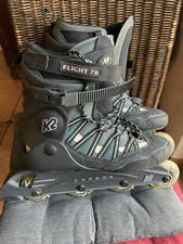 K2 Carbon Rollerblades Größe 45 Schwarz/grün