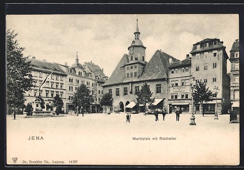 Jena marktplatz mit - jena,,