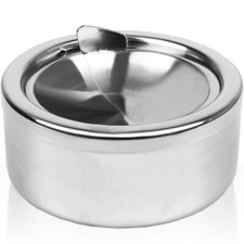 Aschenbecher Edelstahl XL