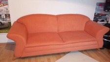 couchgarnitur gebraucht Terrakotta farben, große Sofa 2,20 m, kleine 1,70 m,
