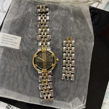 Maurice Lacroix, Calypso, Damen Uhr Stahl / Gold Vintage Guter Zustand