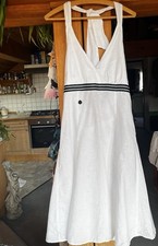 Esprit kleid weiß schwarz - 40,