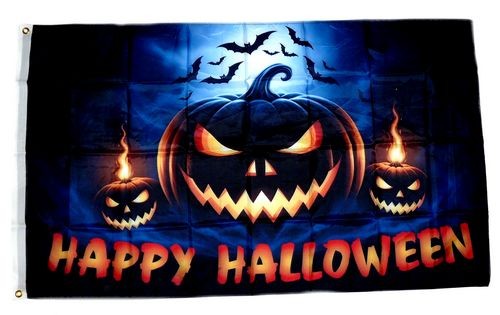 Flagge fahne happy halloween - flagge, /