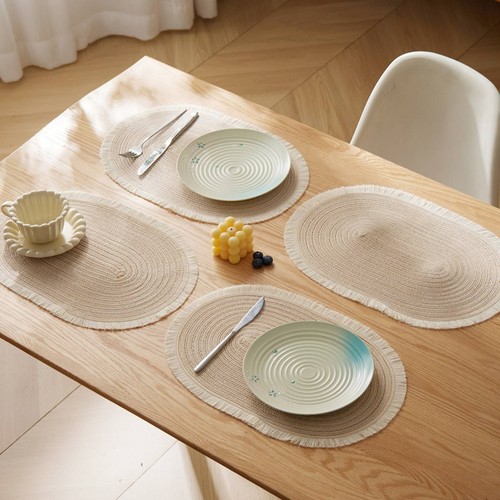 Ovales platzset geflochten - platzset,