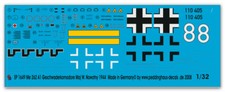 Peddinghaus-Decals 1/32 1649 Me 262 A1 Major Walter Nowotny