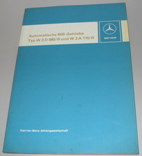 Werkstatthandbuch Mercedes LKW Automatik Getriebe Typ W 4 A 080/R + W 4 A 110/R!