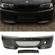 Sport Stoßstange vorne + Carbon Spoiler CSL für BMW 3er E46 M3 Coupe Cabrio