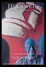 Helnwein, Gottfried Ausstellung Bremen 1987 Plakat A1 84x59 cm