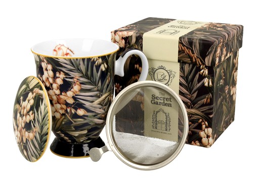 Tasse mit sieb - sieb,, geheimer