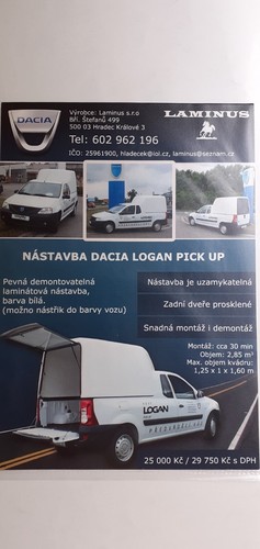 Laminus dacia logan pick - logan, up