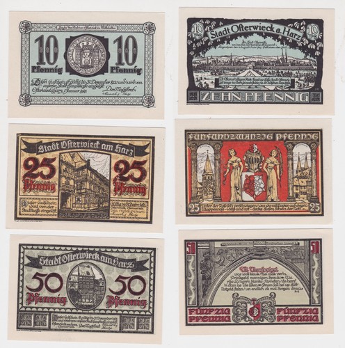 Banknoten notgeld stadt - 3,