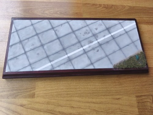 Concrete airfield diorama base - concrete,
