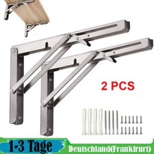 2 Stück Edelstahl Wand