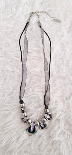 Schöne kette violett - kette, violett/silber