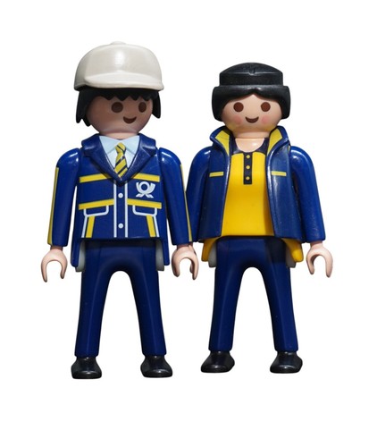 Playmobil figur postbote - figur,
