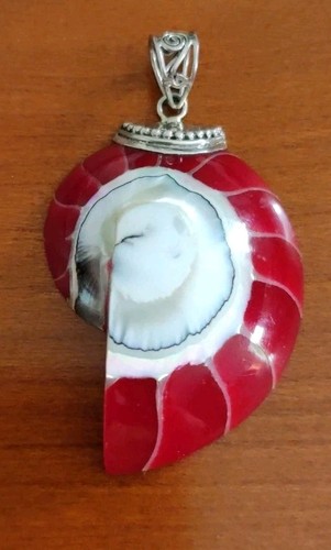 Xxl anhänger nautilusmuschel - anhänger,
