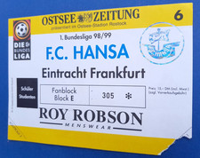 1998/99 FC HANSA ROSTOCK - EINTRACHT FRANKFURT - 1.Bundesliga "Ostsee-Stadion"