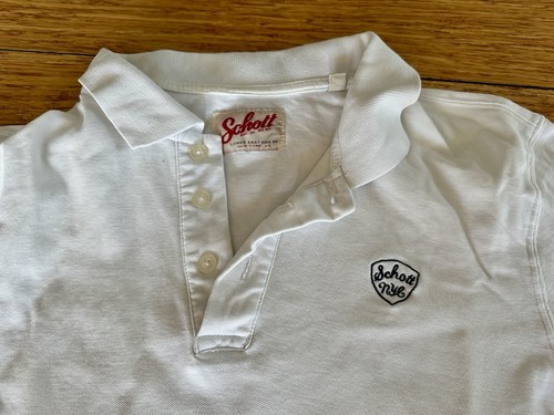 Schott nyc poloshirt - nyc, weiß