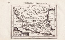 Mexico Mexiko Central America Amerika Amerique map engraving Karte Bertius 1618