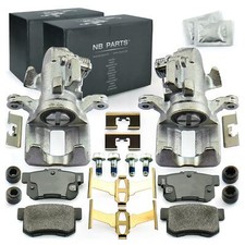 2x Bremssattel Bremsbeläge