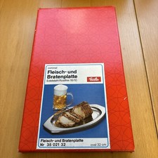 Vintage: Fleisch- u. Bratenplatte * 32 cm * neu OVP 70er Jahre *