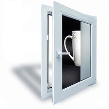 Kunststofffenster Milchglas