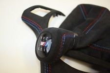 BLENDE + SCHALTKNAUF BMW M E90 E91 E92  E93 E87 E88 E82 NEU BEZIEHEN ALCANTARA