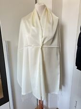 Satin XXL Überwurf Poncho Pashmina Schal Seide Premium Blogger halsTuch Designer