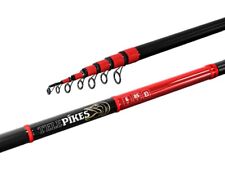 Stellfischrute Delphin TELEPIKES Wg- 85 g Teleskoprute  5 m, 6 m ,7 ,m ,8 m