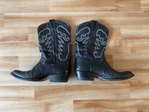 Alte leder westernstiefel - alte,